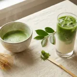 Un bol de thé matcha fumant, un verre glacé et une cuillère de poudre verte. Peut-on boire du thé matcha tous les jours ? Une question pour les amateurs de cette boisson.