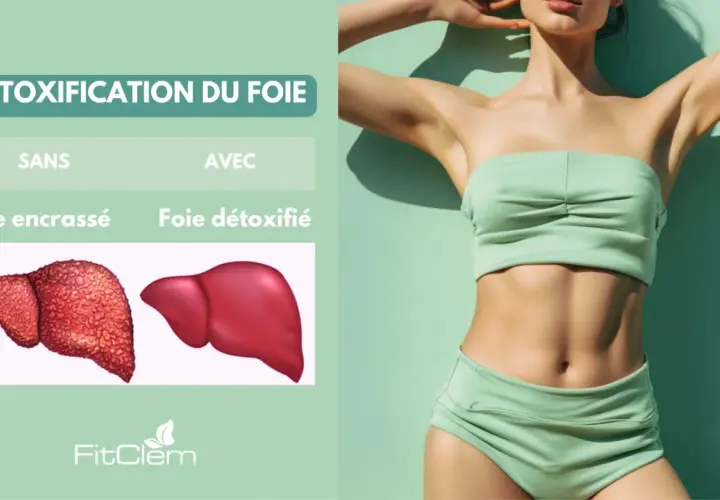 Détoxification du foie : un foie encrassé vs un foie détoxifié. Découvrez les bienfaits du desmodium pour un foie sain.