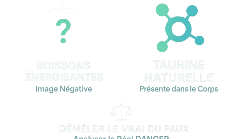 Boissons énergisantes : image négative. Taurine naturelle présente dans le corps. Analyser le réel danger des taurine effets secondaires.