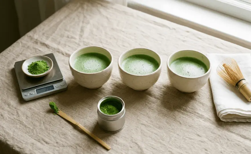 Matcha - Quelle quantité par jour ? Le guide du bon dosage