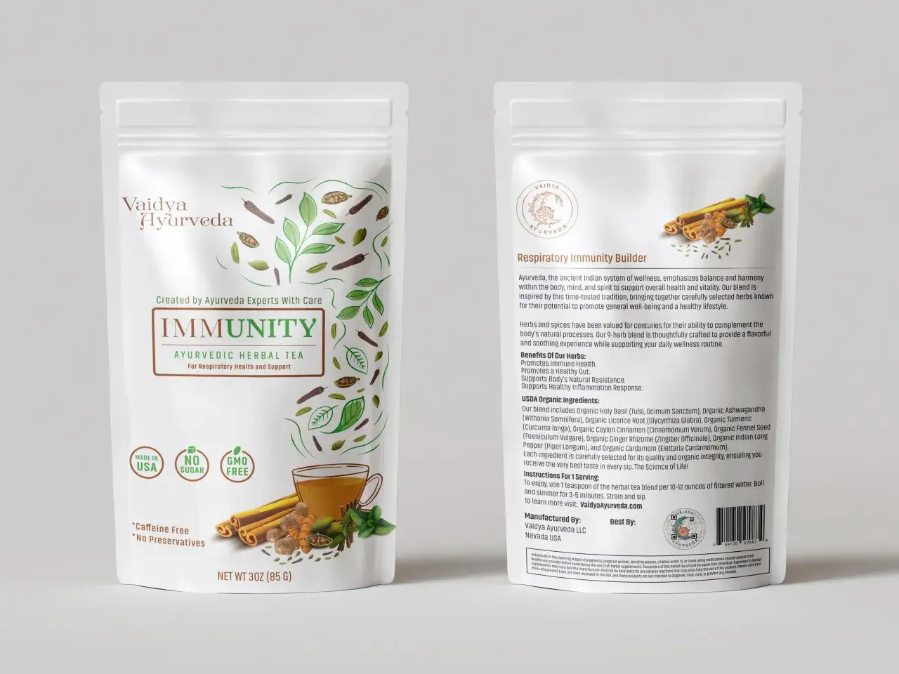 Infusion ayurv&eacute;dique 
